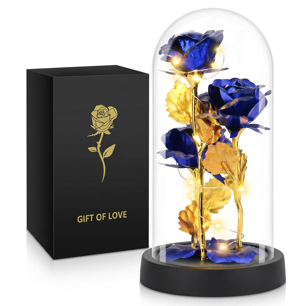 Eternal Light Flower Rose Gift - Ideal Gift for her B ( Usa Express )
