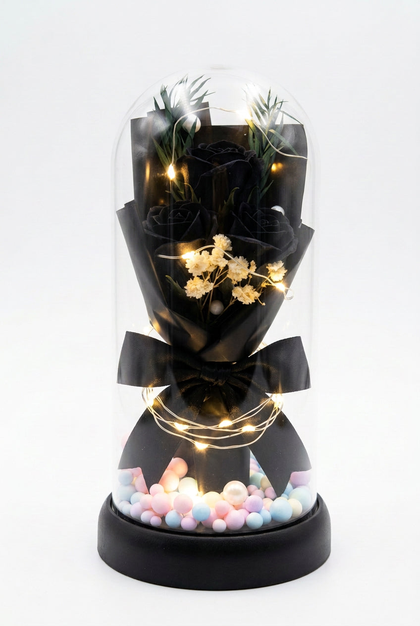 Eternal Light Flower Rose Gift - Ideal Gift for her B( Usa Express )