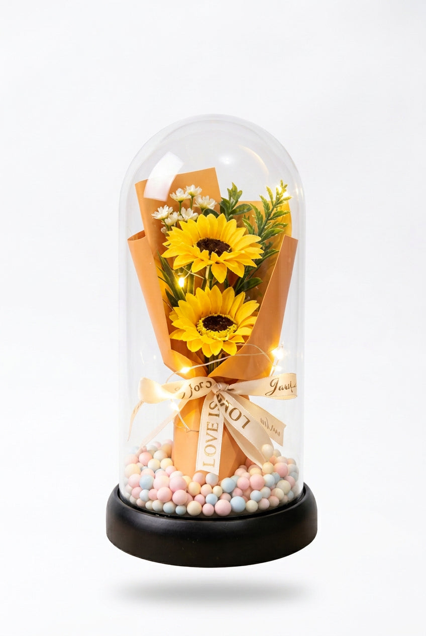 Eternal Light Flower Rose Gift - Ideal Gift for her Y ( Usa Express )