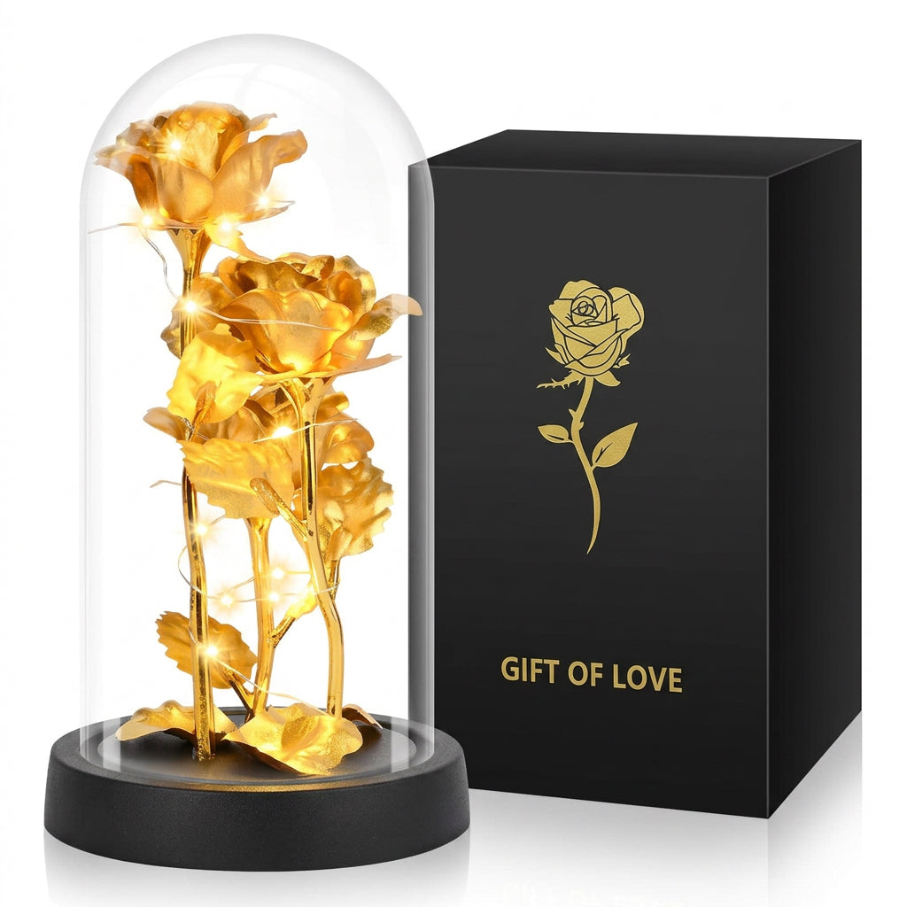Eternal Light Flower Rose Gift - Ideal Gift for her G( Usa Express )