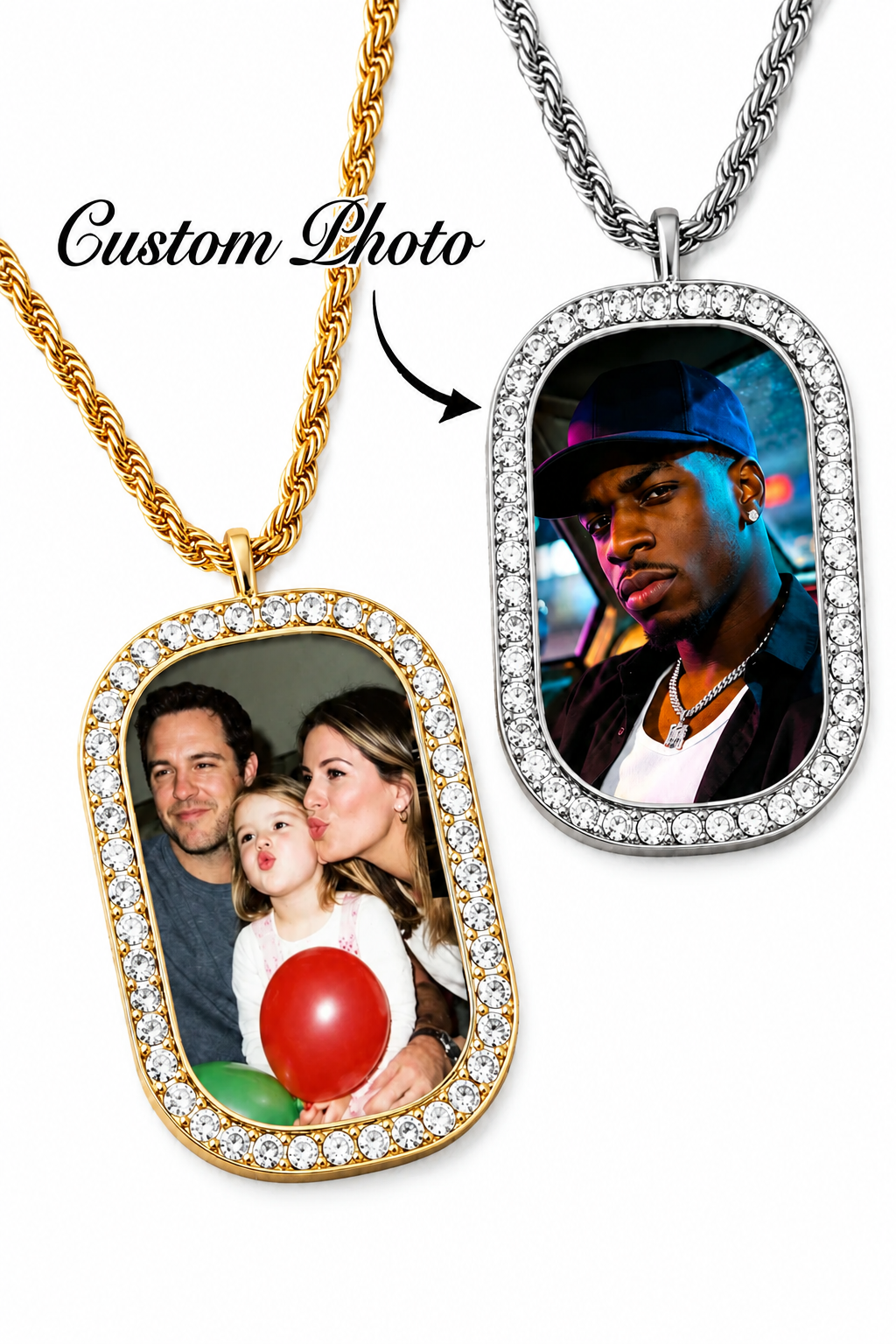 Customized Picture Necklace ( Standard Delivery )