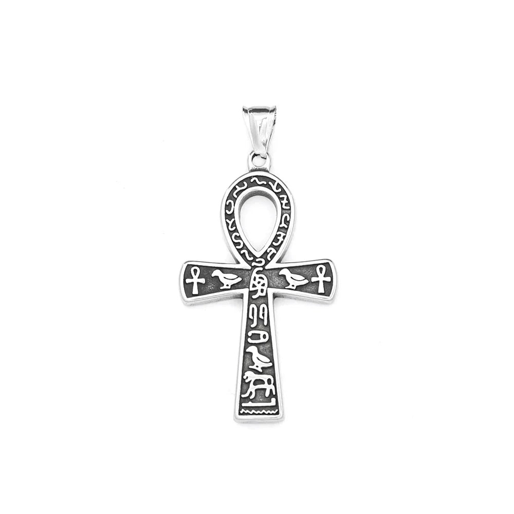 Egyptian Ankh Cross Pendant Necklace for Men ( Standard Delivery )