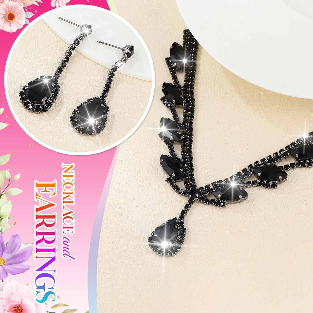 Rhinestone Jewelry Sets for Women ( Usa Express Delivery)