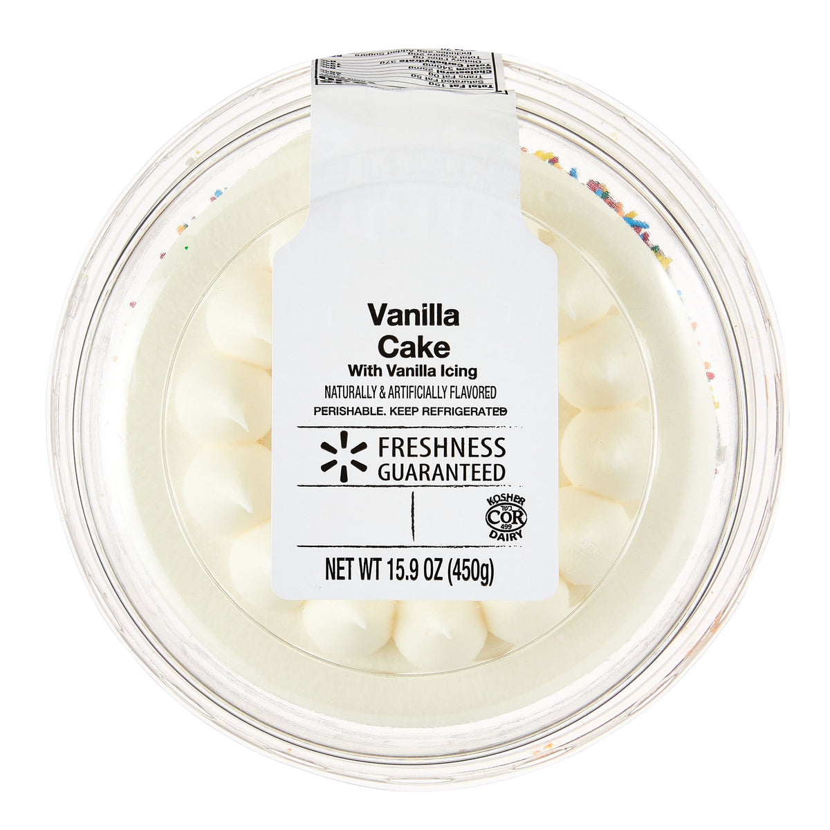 Vanilla Cake with Vanilla Icing ( Same Day Delivery Usa )