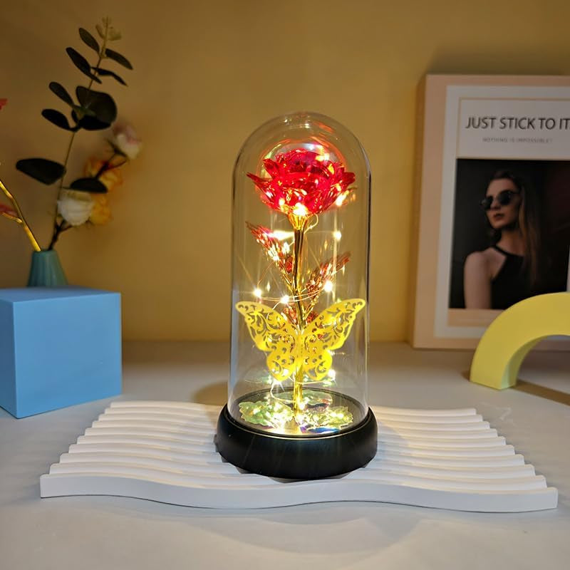1 Eternal Light Flower Rose Gift - Ideal Gift for her ( Usa Express )
