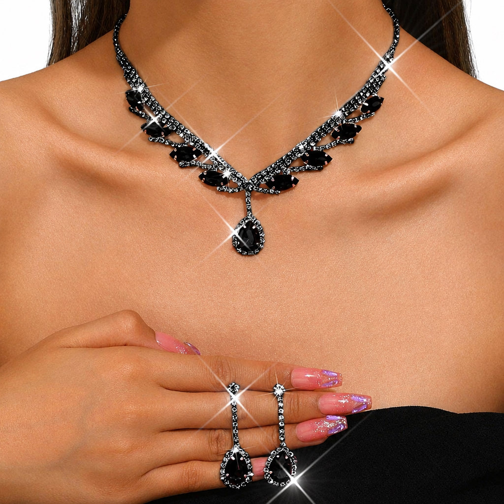 Rhinestone Jewelry Sets for Women ( Usa Express Delivery)