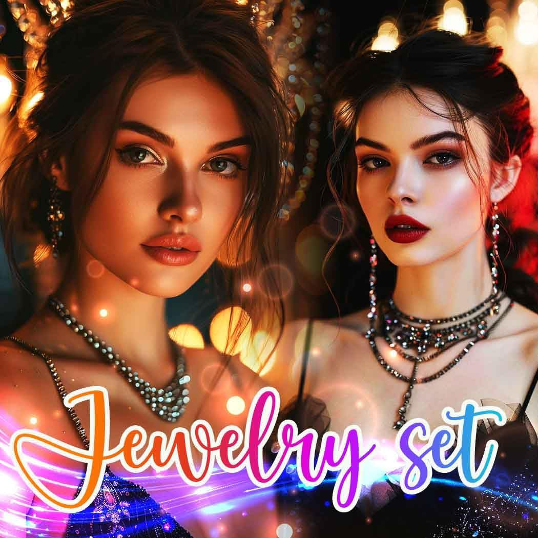 Rhinestone Jewelry Sets for Women ( Usa Express Delivery)