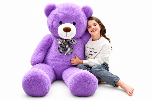 Purple Giant Teddy Bear Big (USA Express Delivery)