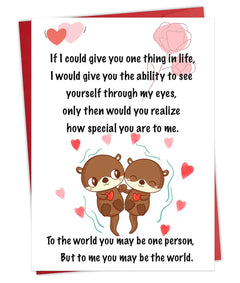 Romantic Love Card (USA Express Delivery)