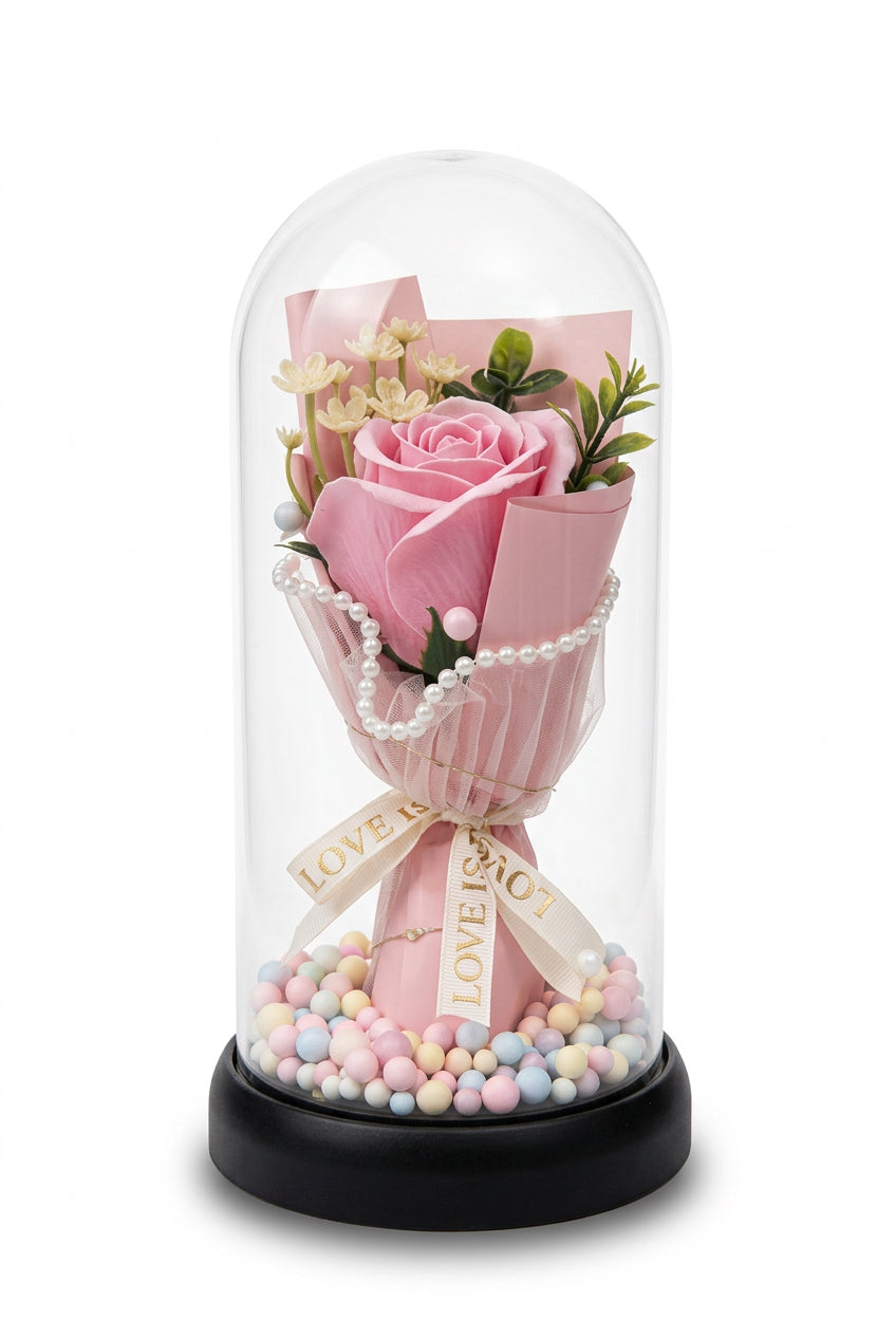 Eternal Light Flower Rose Gift - Ideal Gift for her  P ( Usa Express )