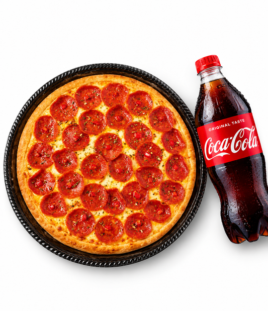Rising Crust Pepperoni Pizza,  Free Coke ( Same Day Delivery Usa )