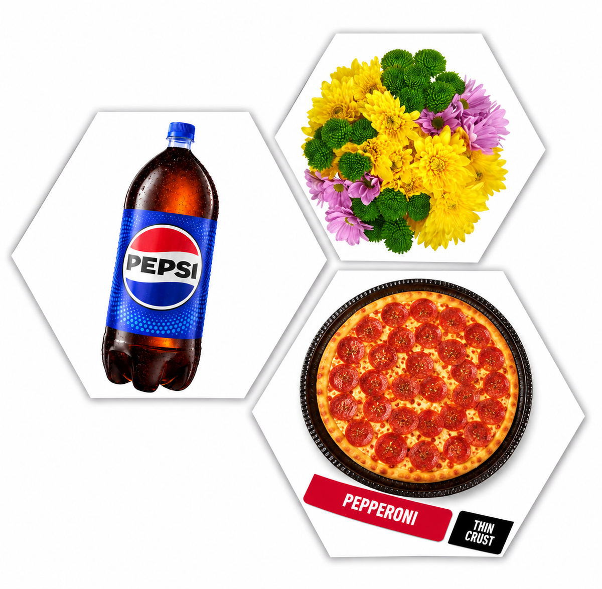 Premuim package - Fresh flower, Pizza and Free Note ( Same Day Delivery Usa & Canada )