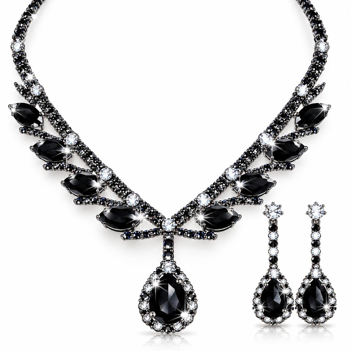 Rhinestone Jewelry Sets for Women ( Usa Express Delivery)