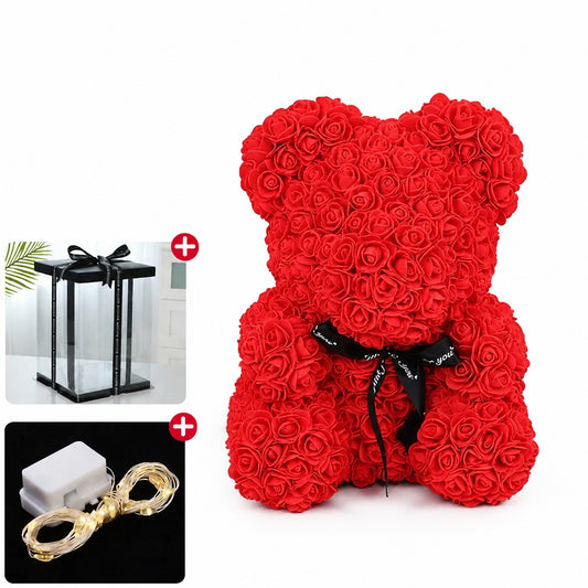 Flower Rose Bear Gift ( Standard Delivery )