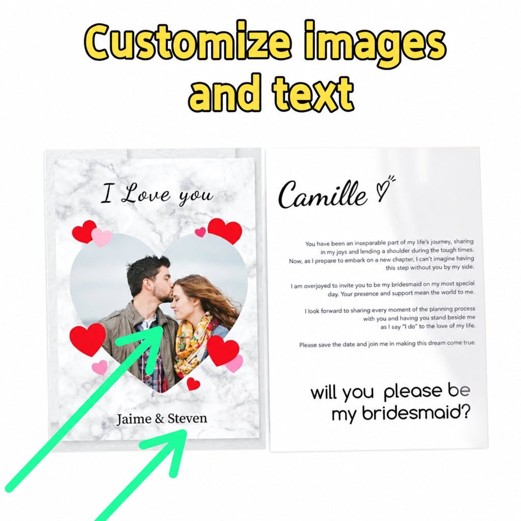 Customized Love card ( Standard Delivery )