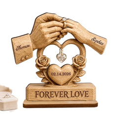 Personalized 2-Layered Wooden Plaque (Standard Delivery)