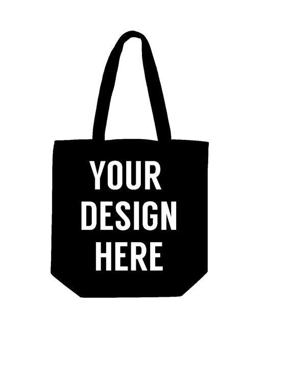 Personalized Tote Bag Custom Tote Bags with Logo Design Your Own Image Custom Bag (Standard Delivery)