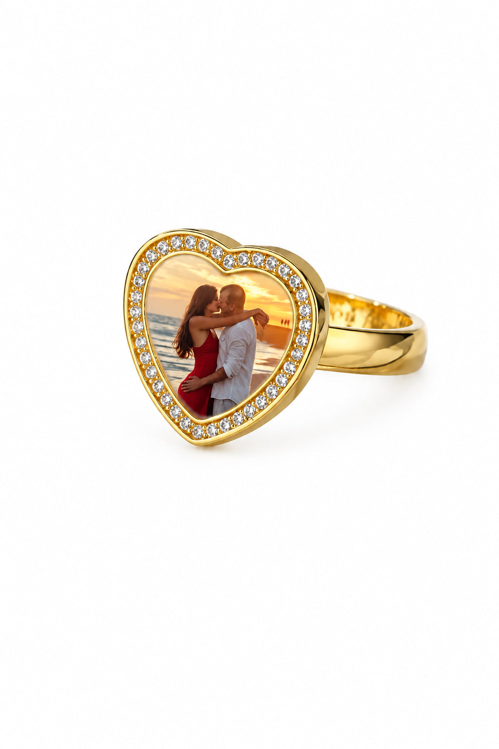 Custom female photo Ring ( Standard Delivery )