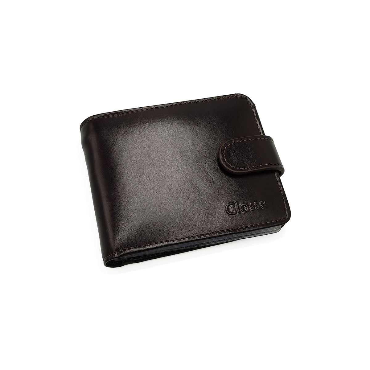 Wallet Black PU Material 4 Card Holder 2 Money Pockets (Standard Delivery)