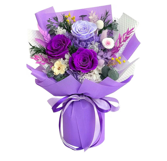 Flowers for Delivery, Preserved Flowers Bouquets, Birthday Gifts for Women Mom (USA Express Delivery)
