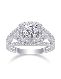 Moissanite Engagement Ring ( Usa Express Delivery)