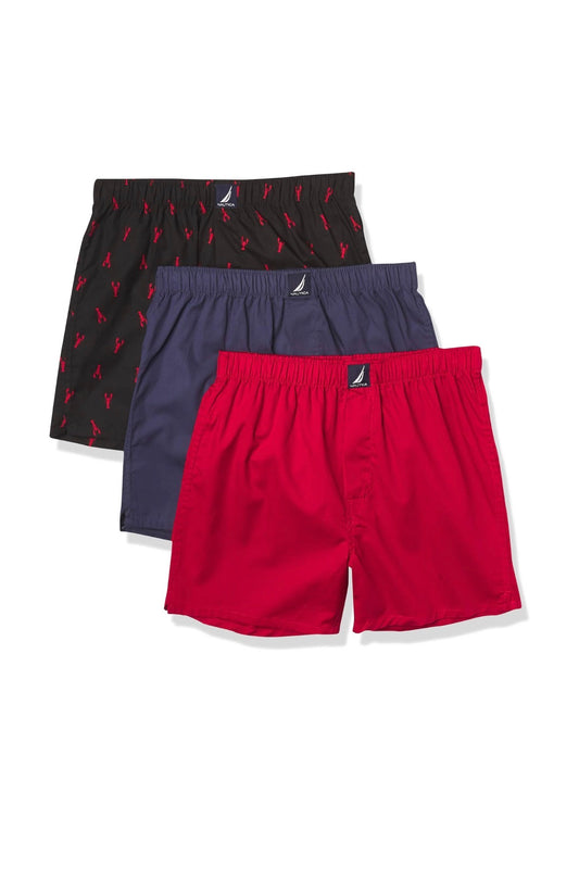 Mens Stretch Boxer Brief Underwear Stretch Cotton Underwear 3 Pack (USA Express Delivery)