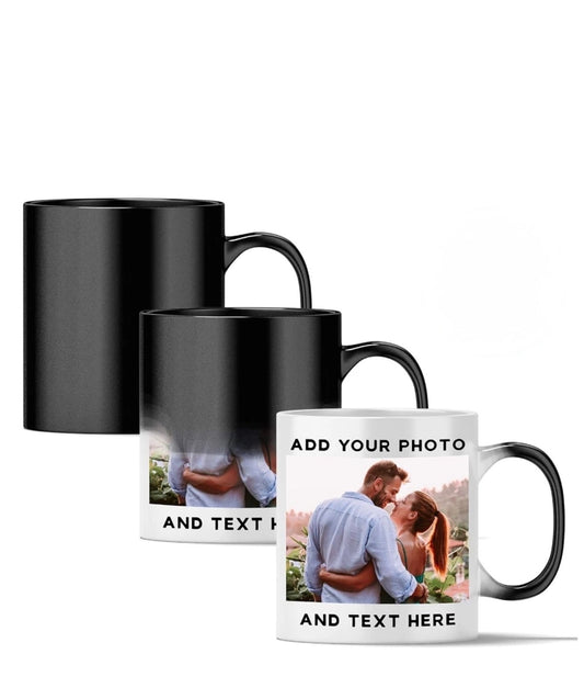 Magic Color Change Hot water Mug Custom Photo/Text ( Standard Delivery )