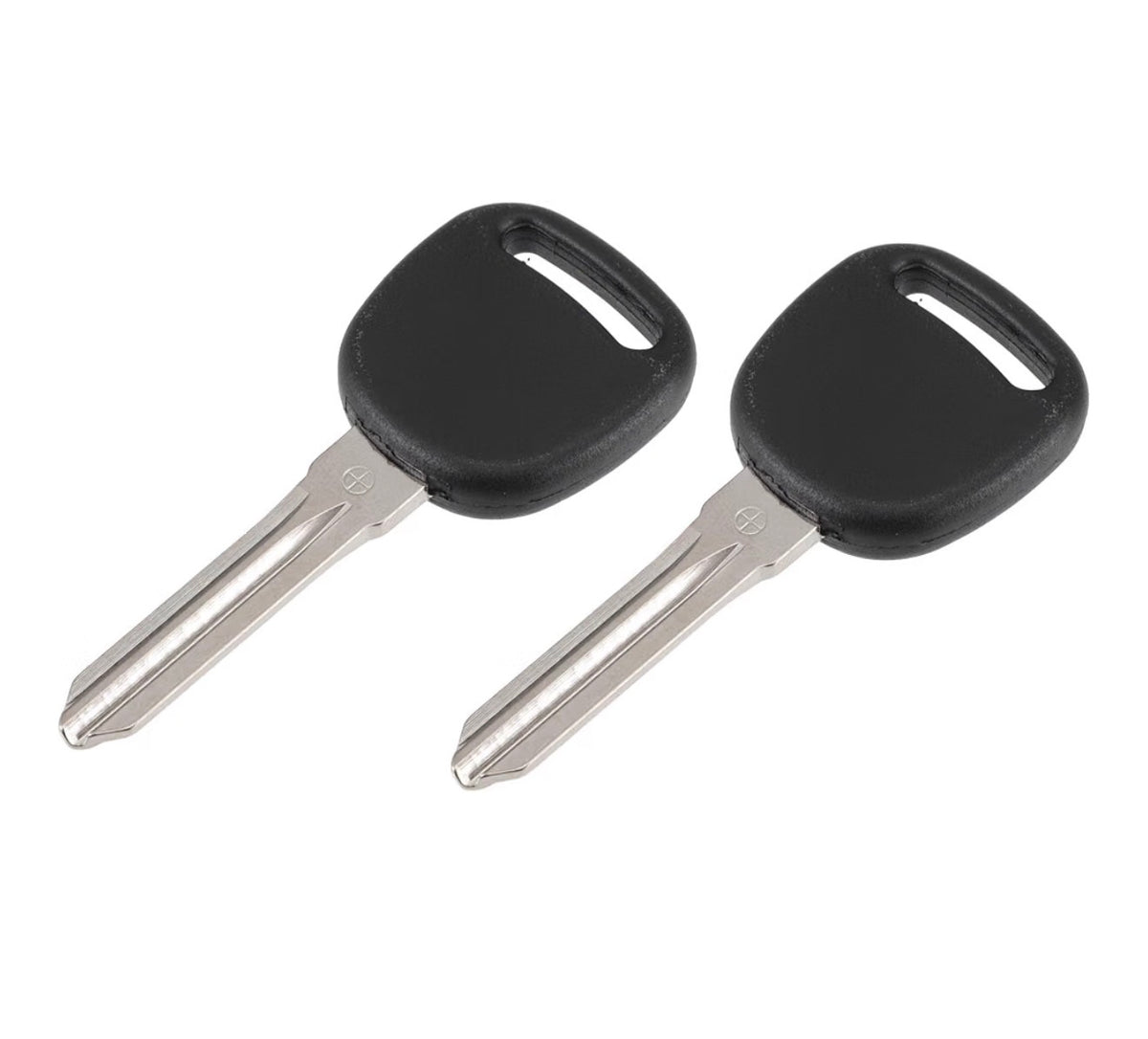 2x Transponder Uncut Key (Standard Delivery)
