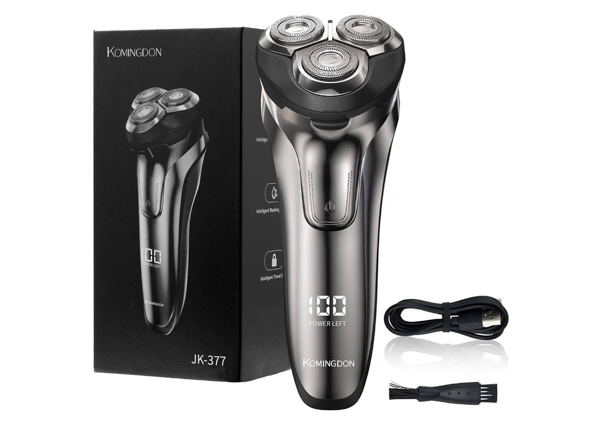 Electric Razor for Men with Pop-Up Trimmer, Rechargeable Cordless Electric Shaver (USA Express Delivery)