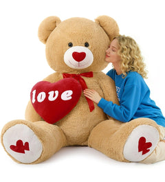 Giant Teddy Bear, I Love You Valentines Plush Gift (USA Express Delivery)