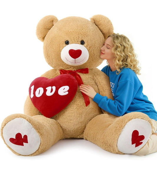 Giant Teddy Bear, I Love You Valentines Plush Gift (USA Express Delivery)