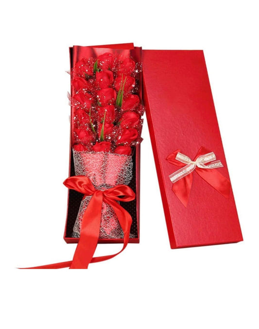 Eternal Roses Gift Box, Artificial Flowers Bouquet (USA Express Delivery)