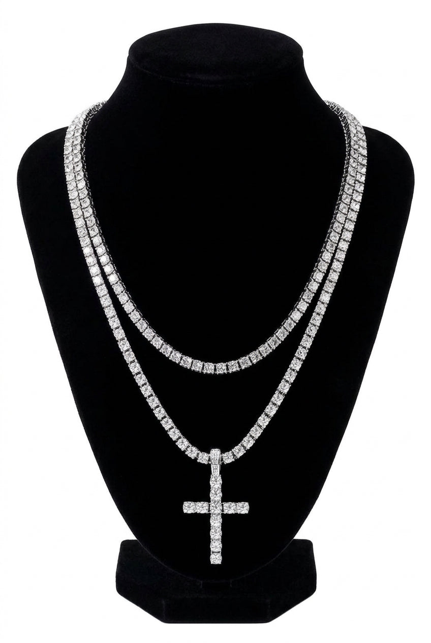 Male ice Necklace ( Standard Delivery )