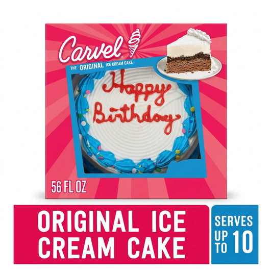 Carvel 8 inch Round Ice Cream Cake Serves up to 10( Same Day Delivery Usa )
