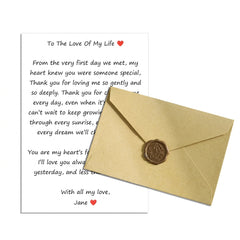 Custom Love Letter ( Standard Delivery )