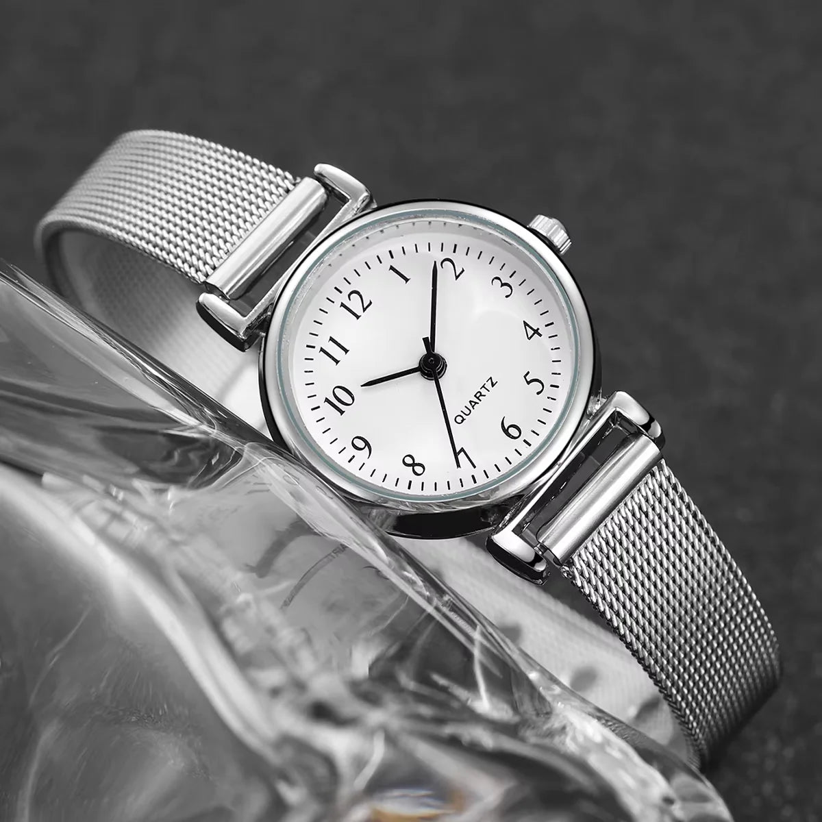 Arabic Dial Women Watch with Free Bracelet ( Standard Delivery )